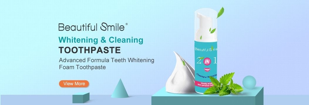 2 in 1 Hydrogen Peroxide Foam Toothpaste