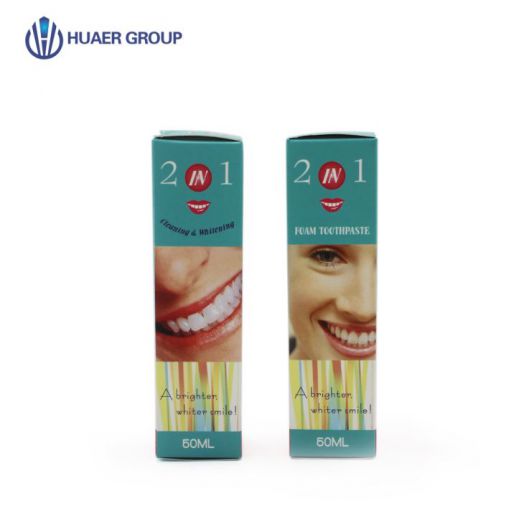 2 in 1 Hydrogen Peroxide Foam Toothpaste