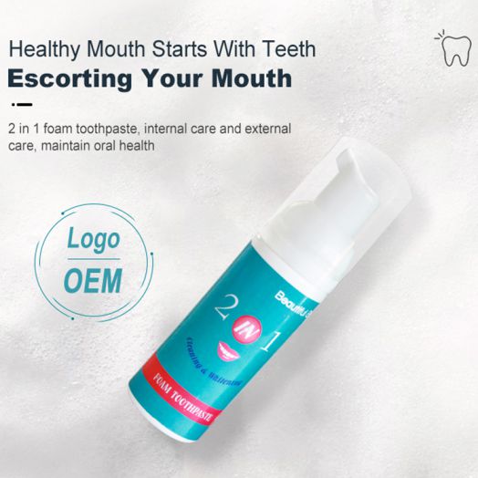 Charcoal Teeth Whitening Foam Toothpaste